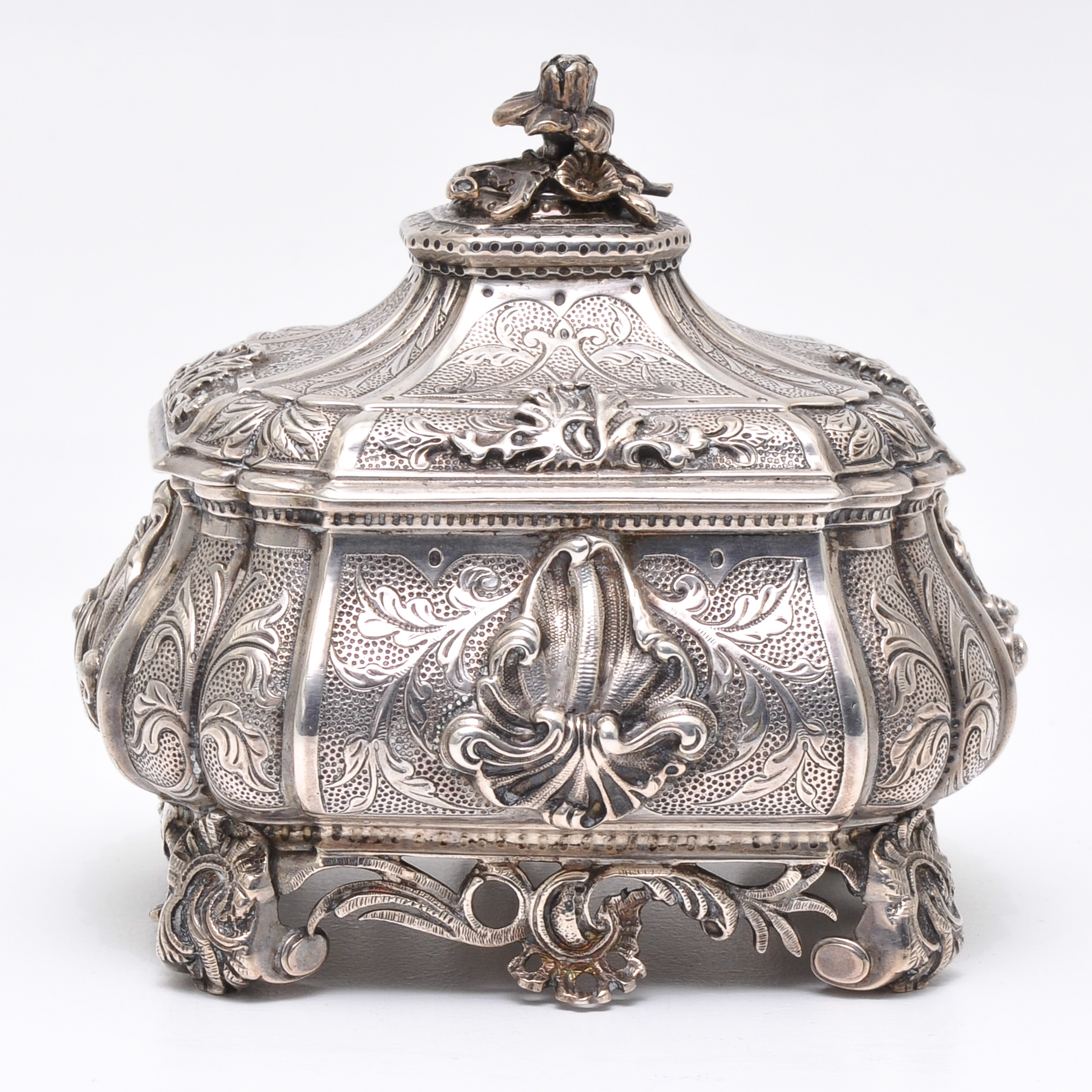 An 18th Century Dutch Silver Tobacco Pot
