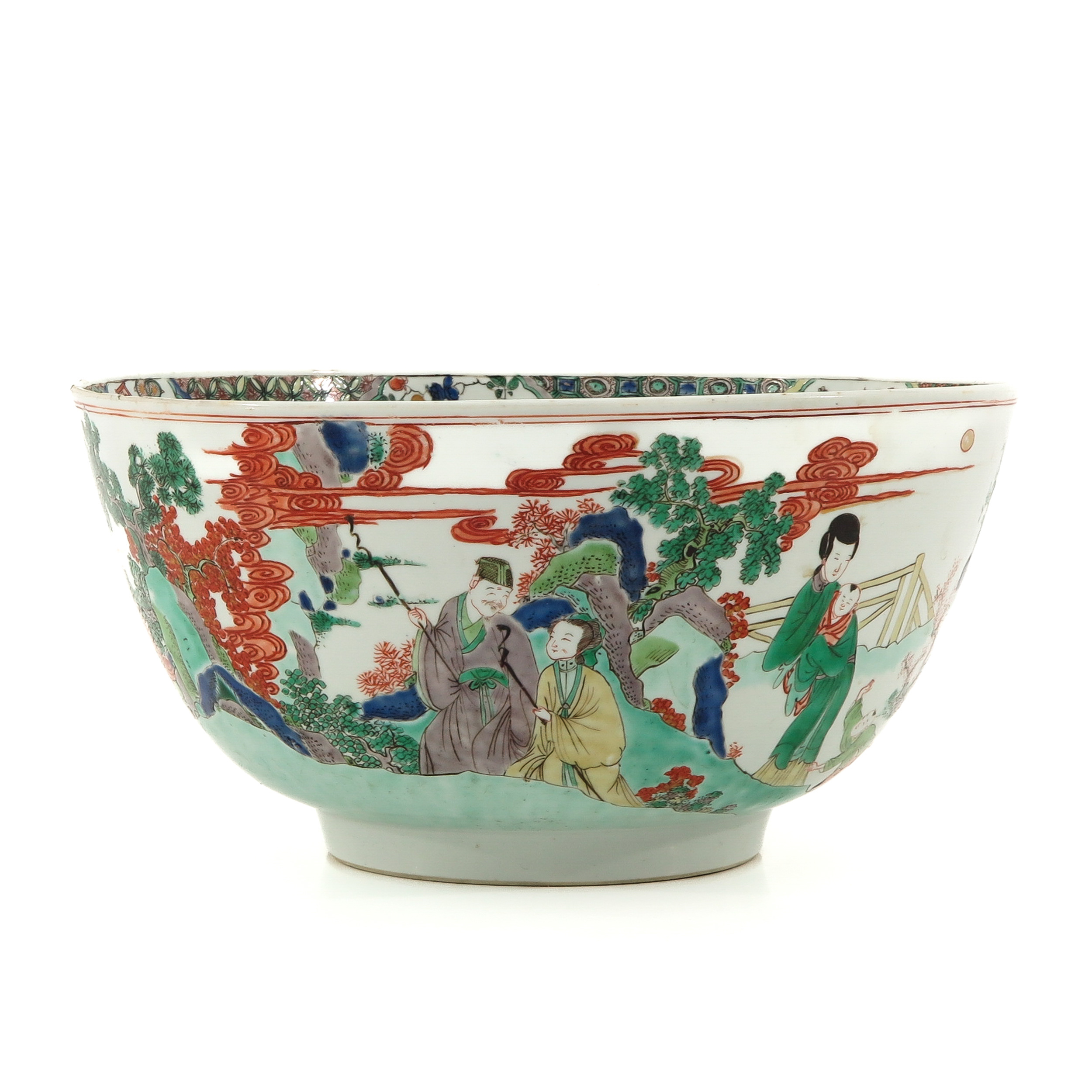 A Kangxi Period Famille Verte Bowl