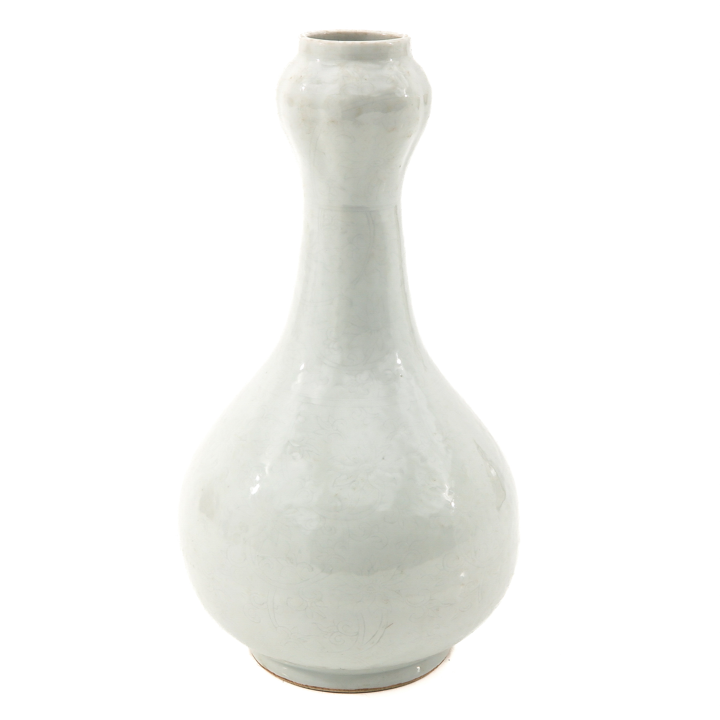 A Blanc de Chine Gourd Vase